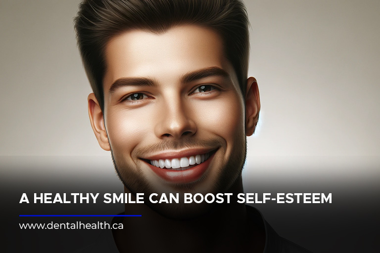 A healthy smile can boost self-esteem