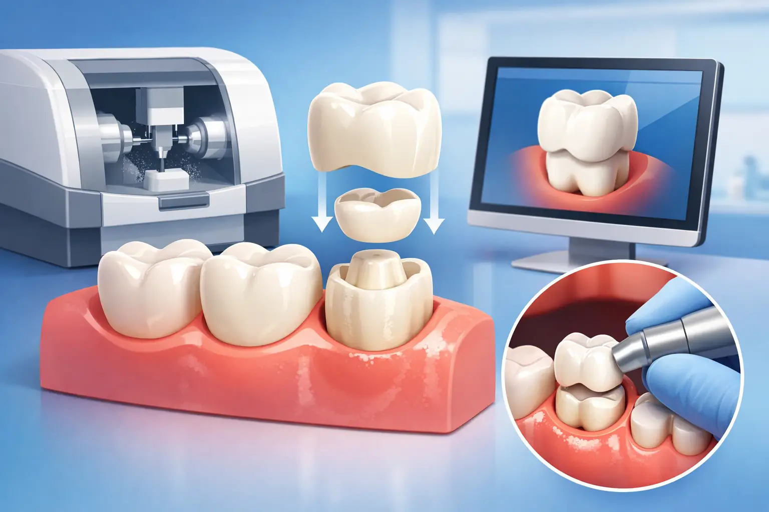 How Same Day Crowns Restore Teeth in One Visit
